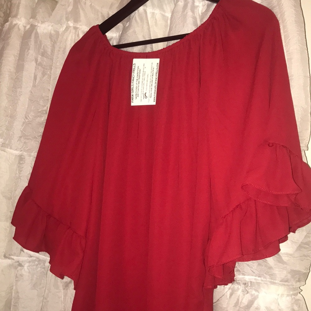 Red pretty top